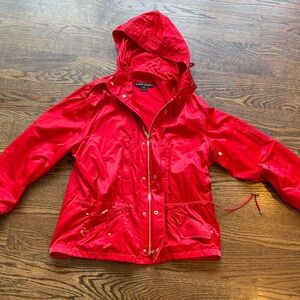 Ralph Lauren Black Label Vibrant Red Jacket with Gold Details